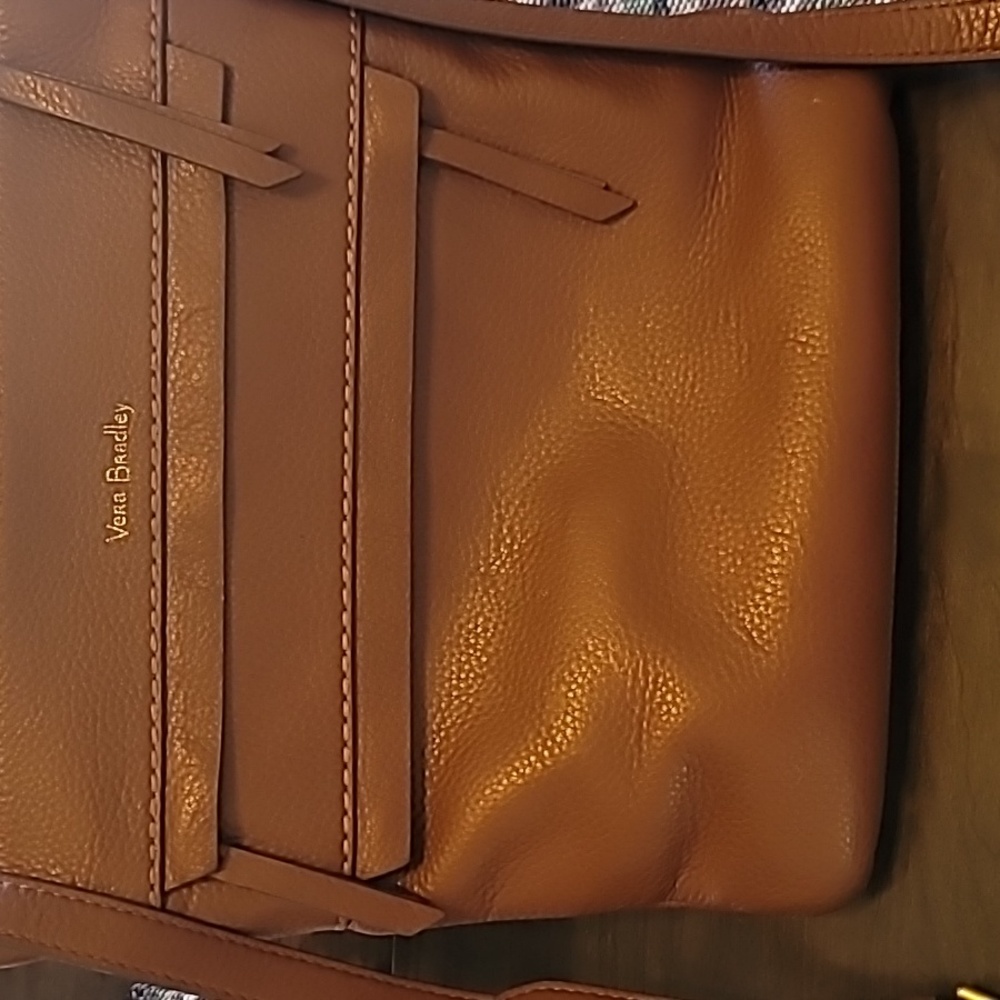Vera Bradley leather crossbody purse